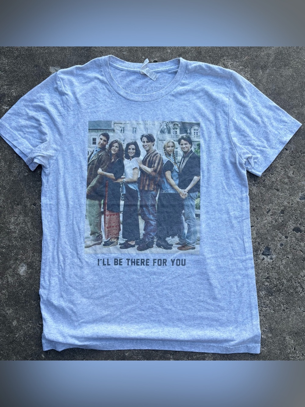 Gildan Light Gray TV Cast Graphic Tee - 'I'll Be There For You'